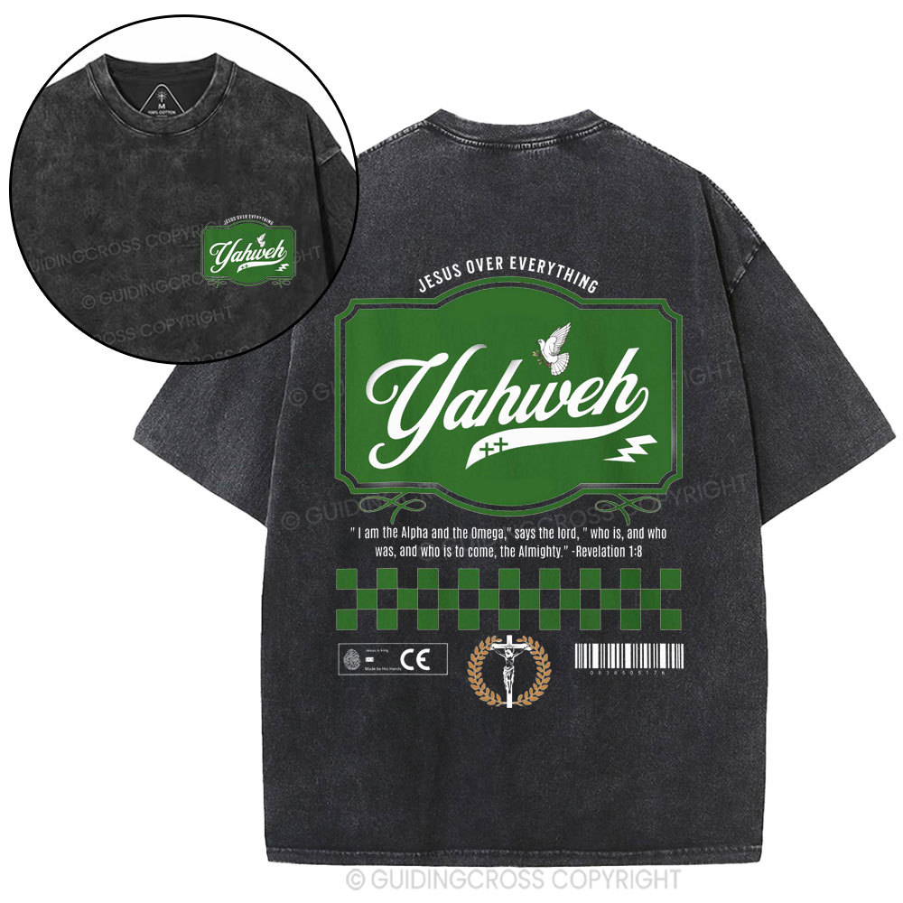 YAHWEH Christian Washed T-Shirt