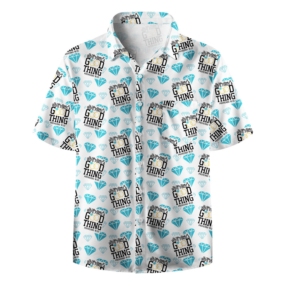 Find Good Things Christian Light Couple Hawaiian Shirt