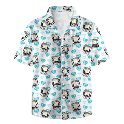 Find Good Things Christian Light Couple Hawaiian Shirt