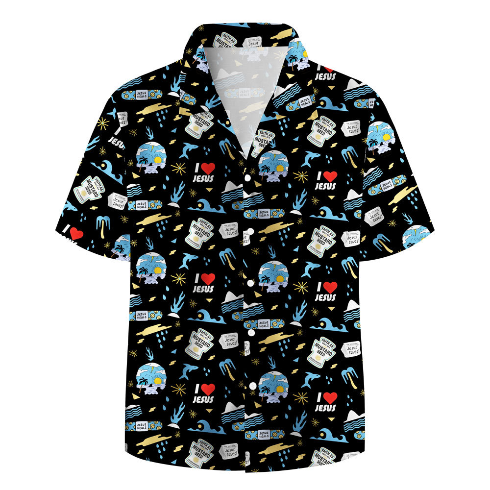 Be Not Afraid White Christian Hawaiian Shirt Sale - GuidingCross