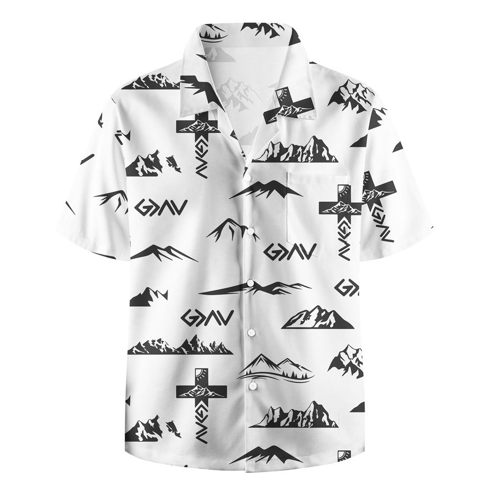 God Is Greater Than The Highs And Lows White Christian Hawaiian Shirt