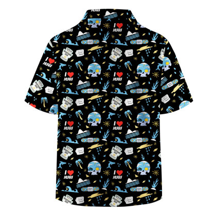 Faith As Small As A Mustard Seed Black Christian Hawaiian Shirt