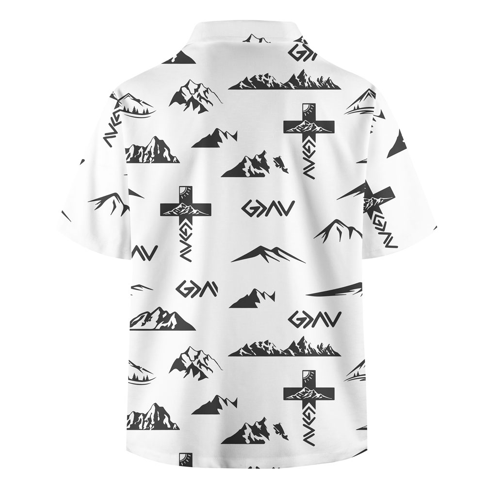 God Is Greater Than The Highs And Lows White Christian Hawaiian Shirt