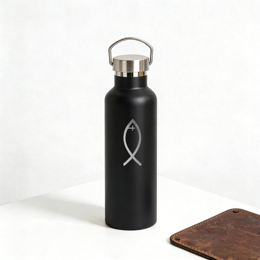 Christian Stainless Steel Insulated Sports Bottle with Handle Sale - GuidingCross