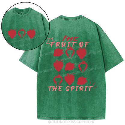 The Fruit Of The Spirit Christian Washed T-Shirt