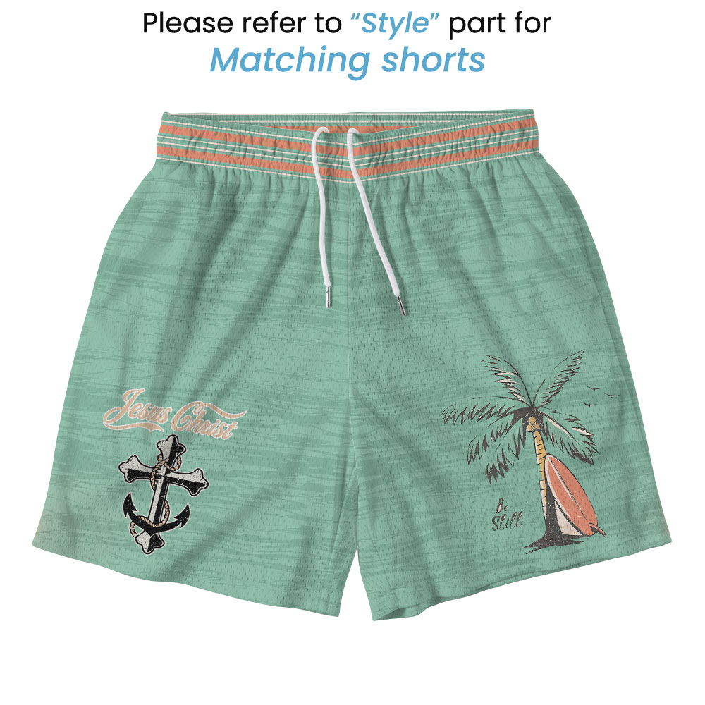 Even The Wind And Waves Obey Him Christian Mesh Jersey