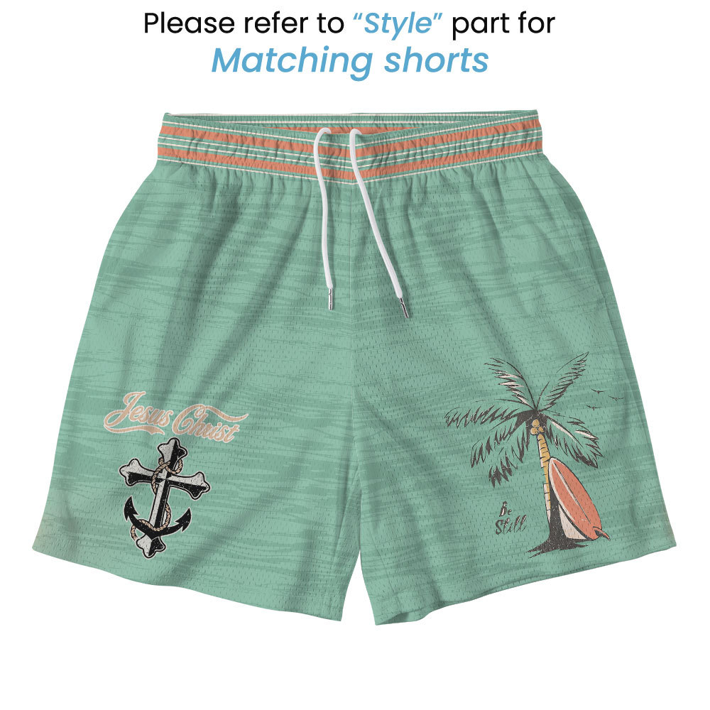 Even The Wind And Waves Obey Him Christian Mesh Jersey