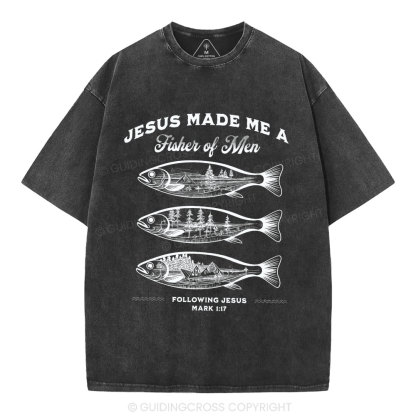 Fisher Of Men Christian Washed T-Shirt