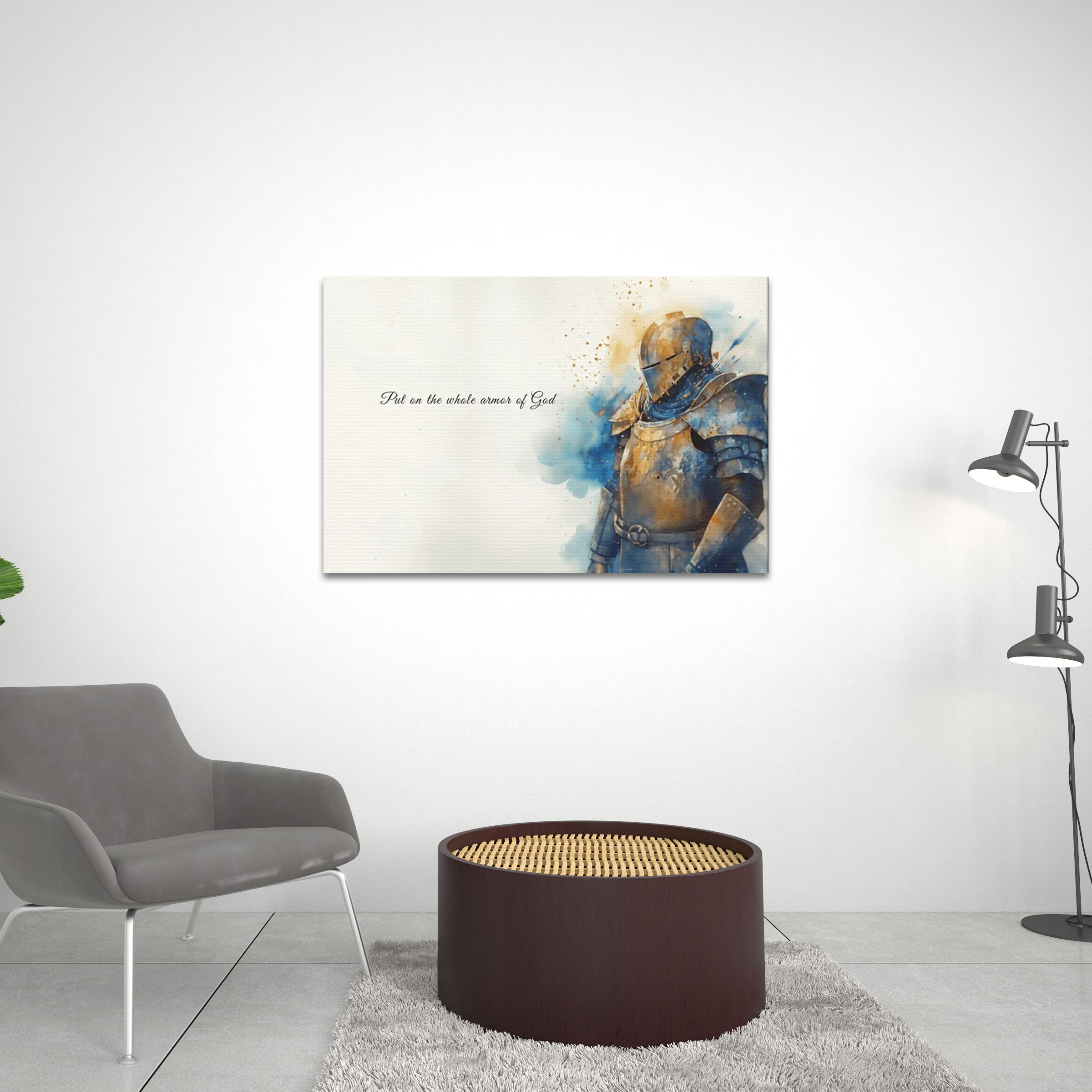 Put On The Whole Armor Of God Canvas Wall Art