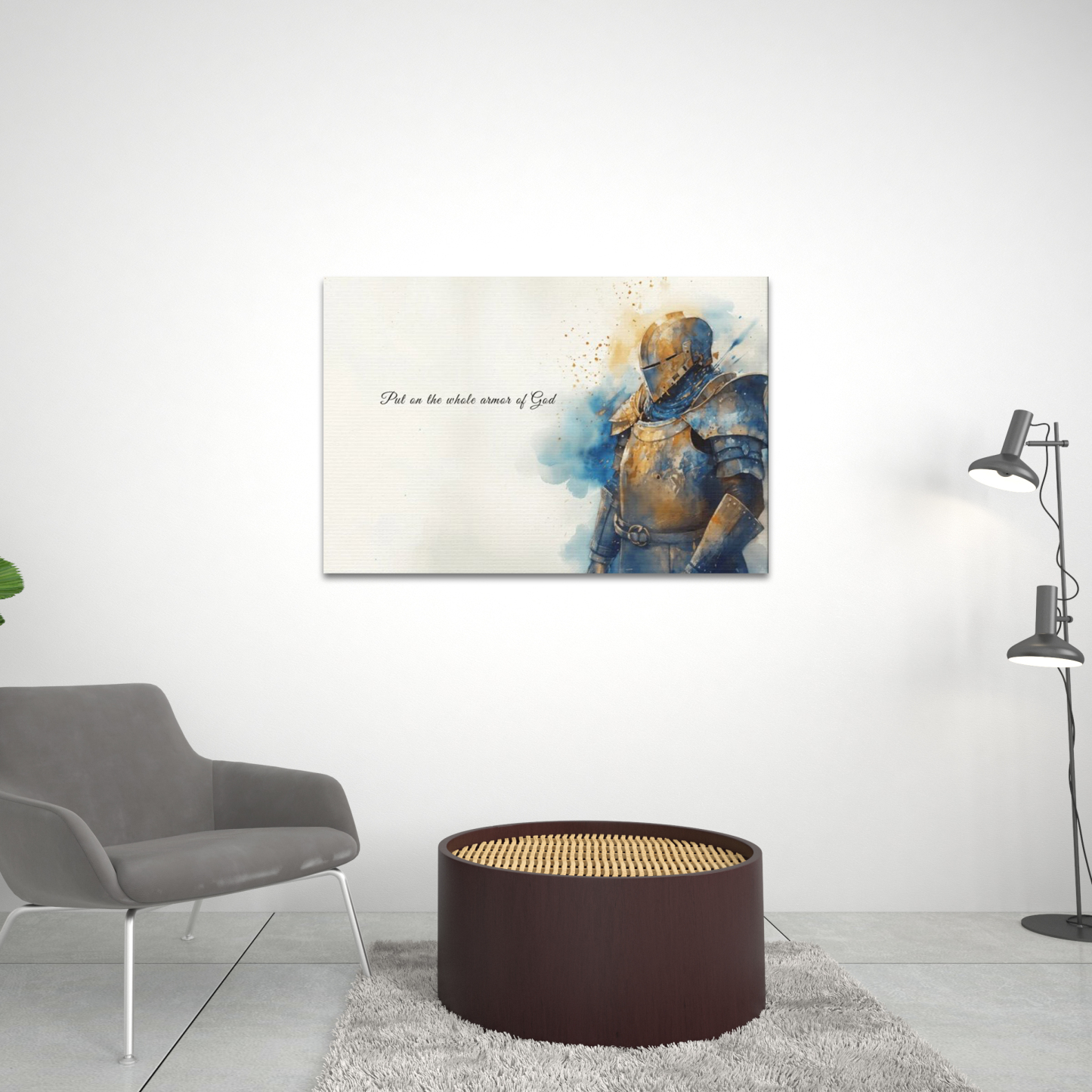 Put On The Whole Armor Of God Canvas Wall Art