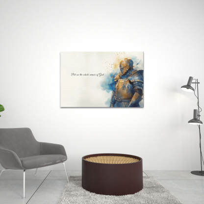 Put On The Whole Armor Of God Canvas Wall Art