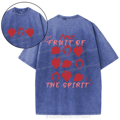 The Fruit Of The Spirit Christian Washed T-Shirt