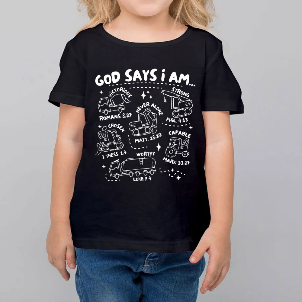God Says I Am Kids T-Shirt