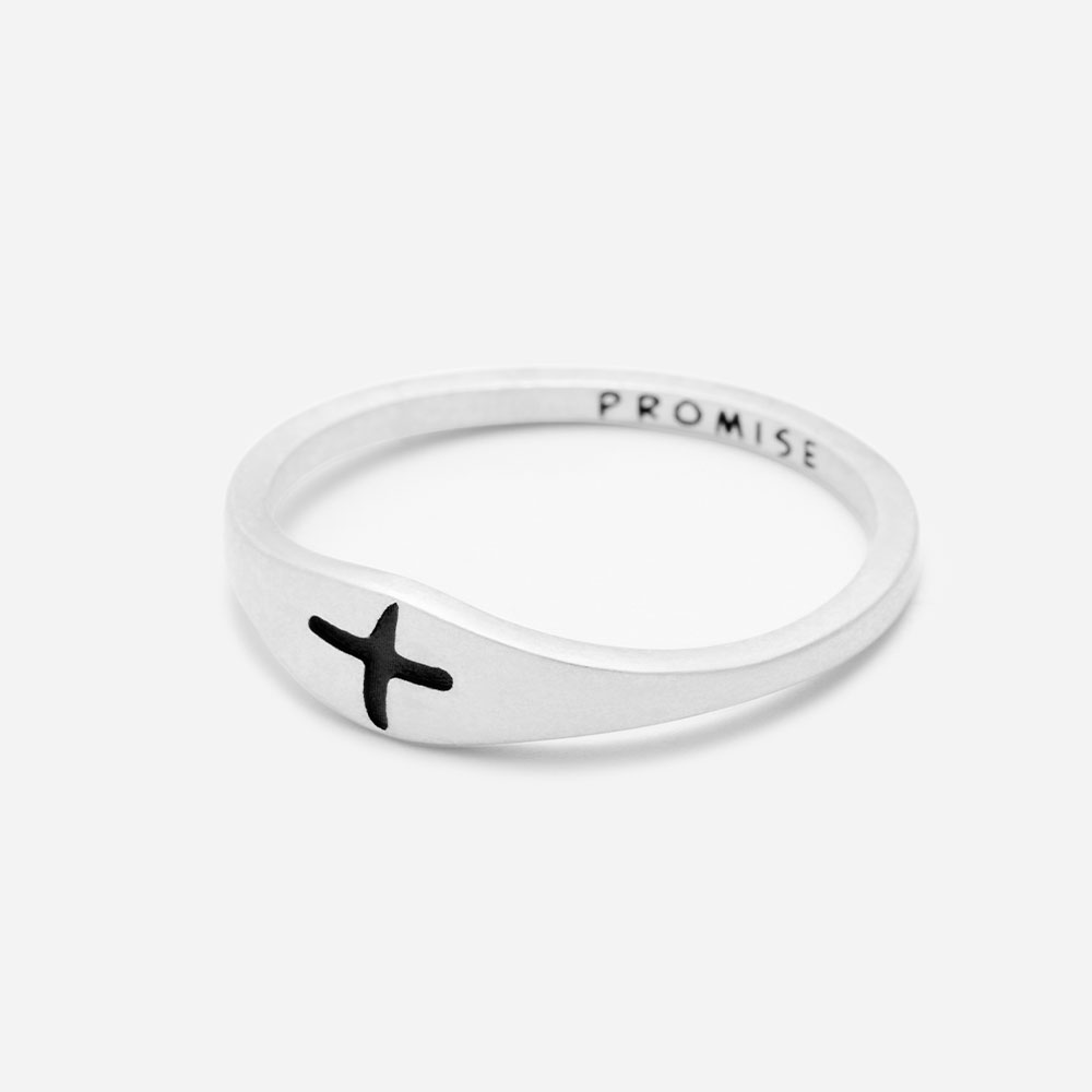 Cross Christian 925 Sterling Silver Ring