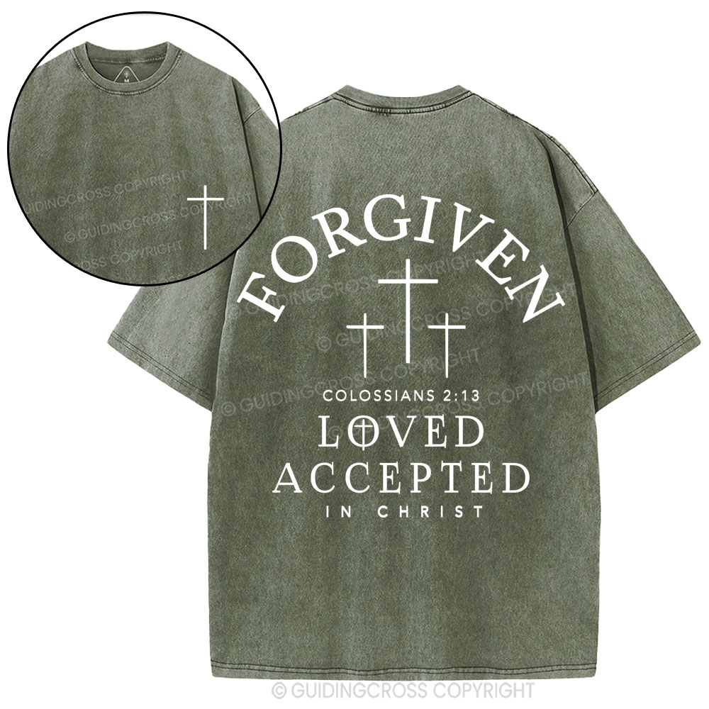 Forgiven Christian Washed T-Shirt