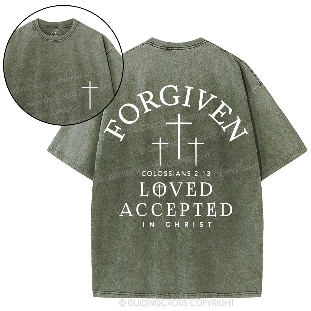 Forgiven Christian Washed T-Shirt