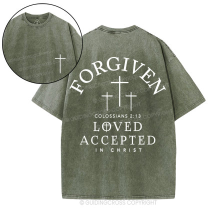 Forgiven Christian Washed T-Shirt