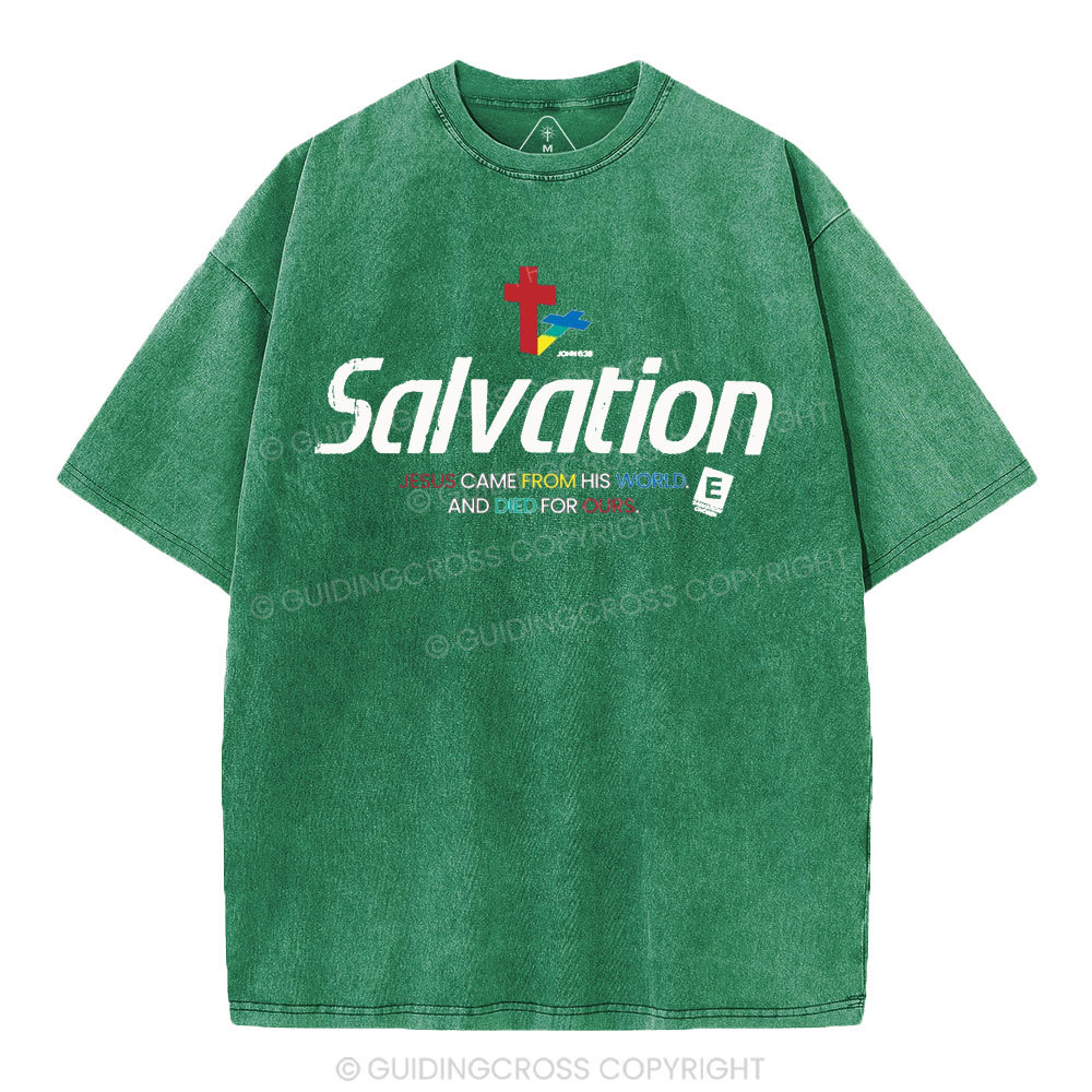 Salvation Christian Washed T-Shirt