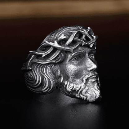 Jesus Christ Sterling Silver Ring