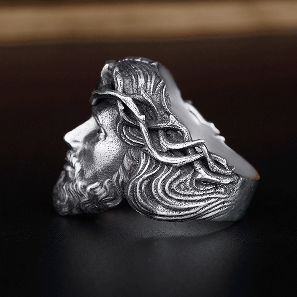 Jesus Christ Sterling Silver Ring