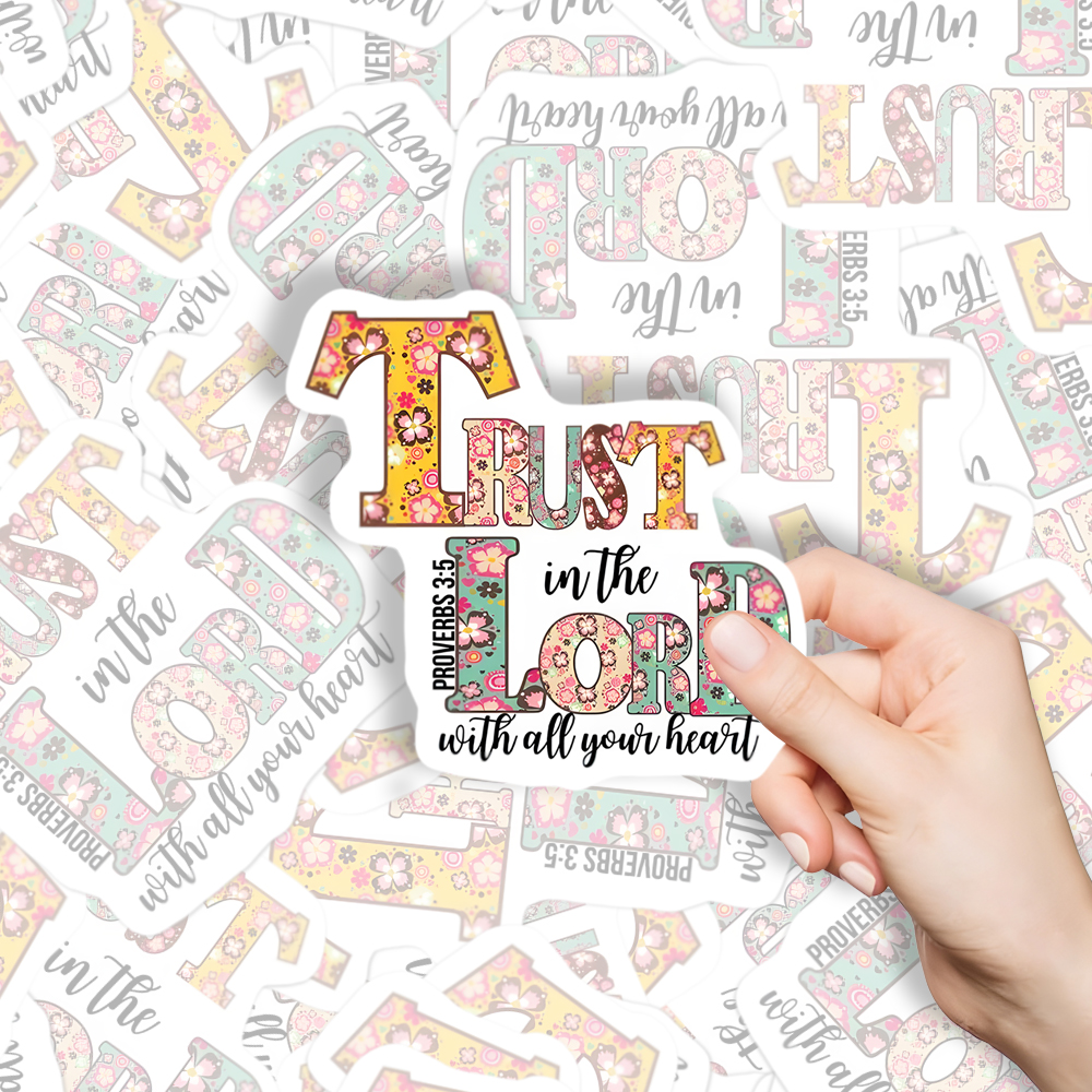 Trust In The Lord Christian Sticker