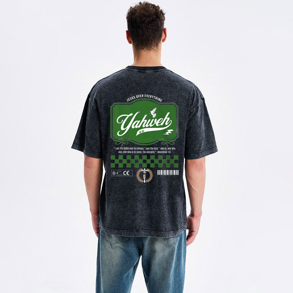 YAHWEH Christian Washed T-Shirt