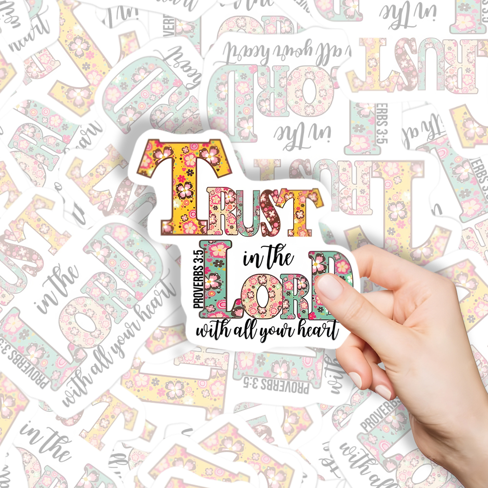 Trust In The Lord Christian Sticker