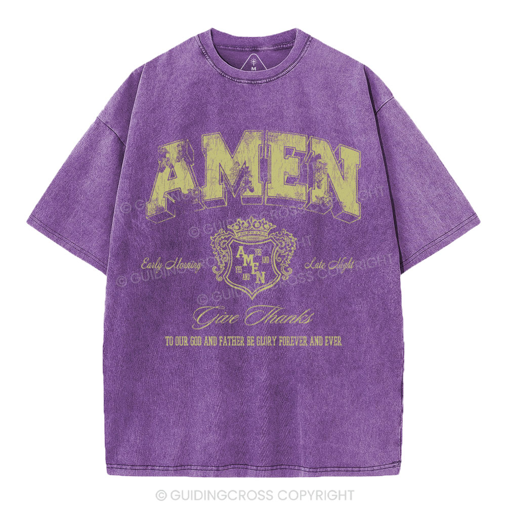 Amen Christian Washed T-Shirt