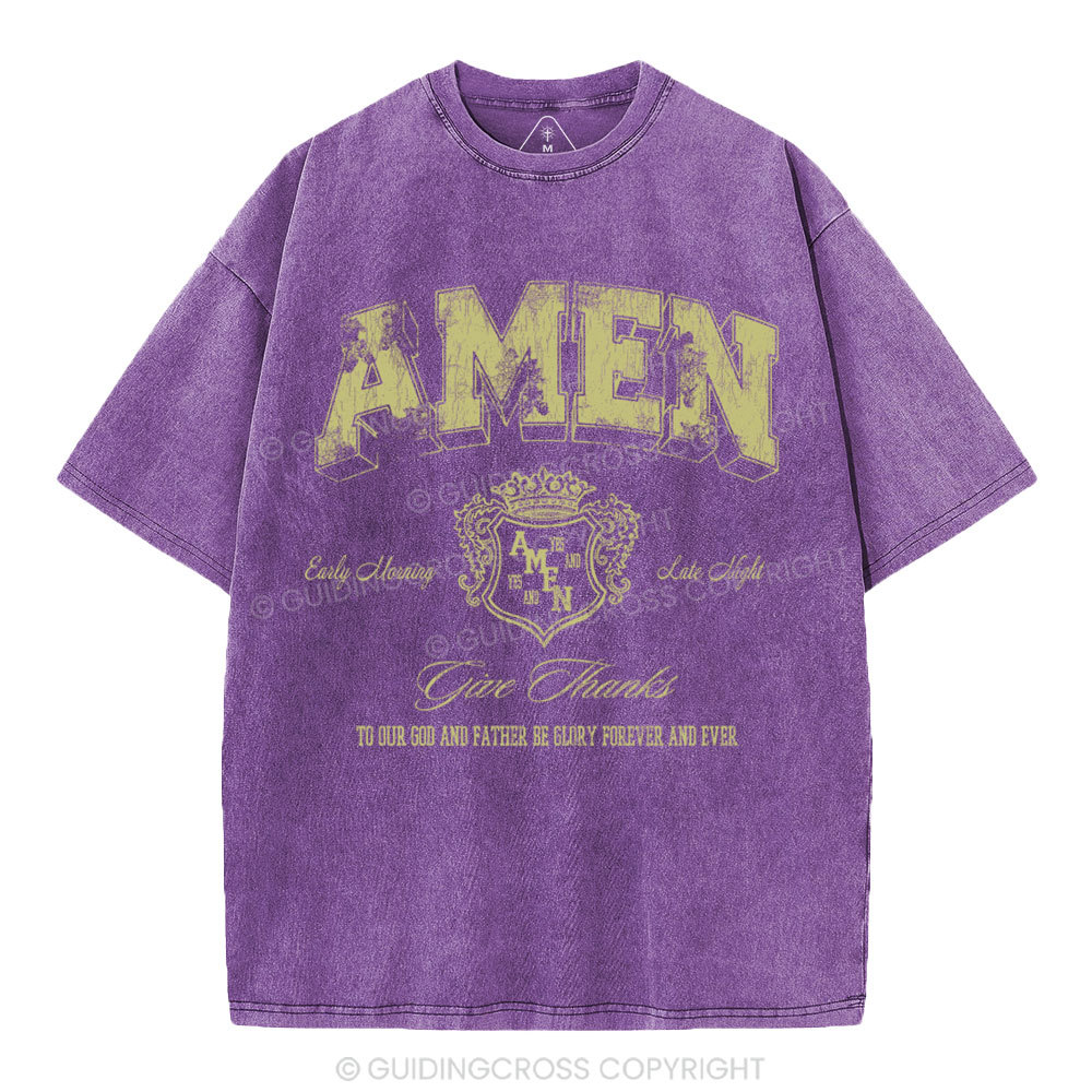 Amen Christian Washed T-Shirt