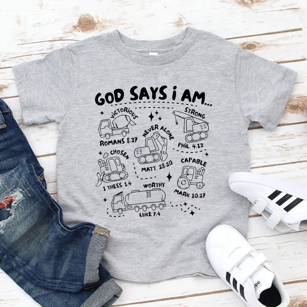 God Says I Am Kids T-Shirt