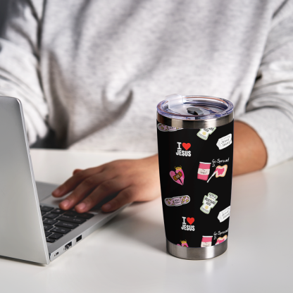 Personalized Cross Tumbler