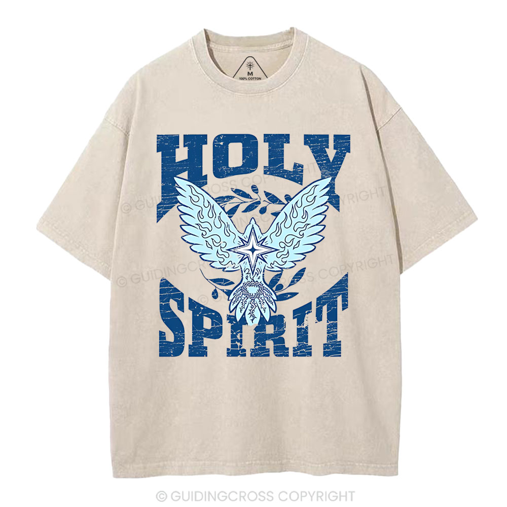 Holy Spirit Christian Washed T-Shirt