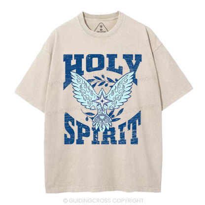 Holy Spirit Christian Washed T-Shirt