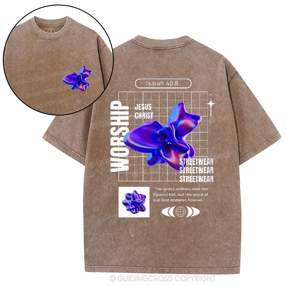 Worship Christian Washed T-Shirt