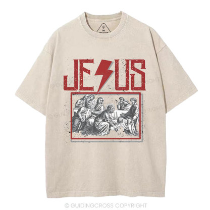 Jesus Christian Washed T-Shirt