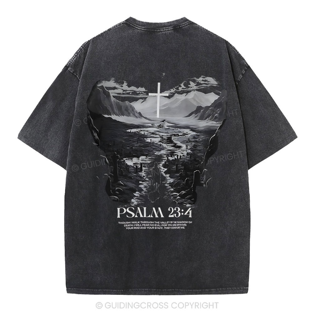 Fear No Evil  Christian Washed T-Shirt