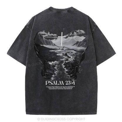 Fear No Evil  Christian Washed T-Shirt