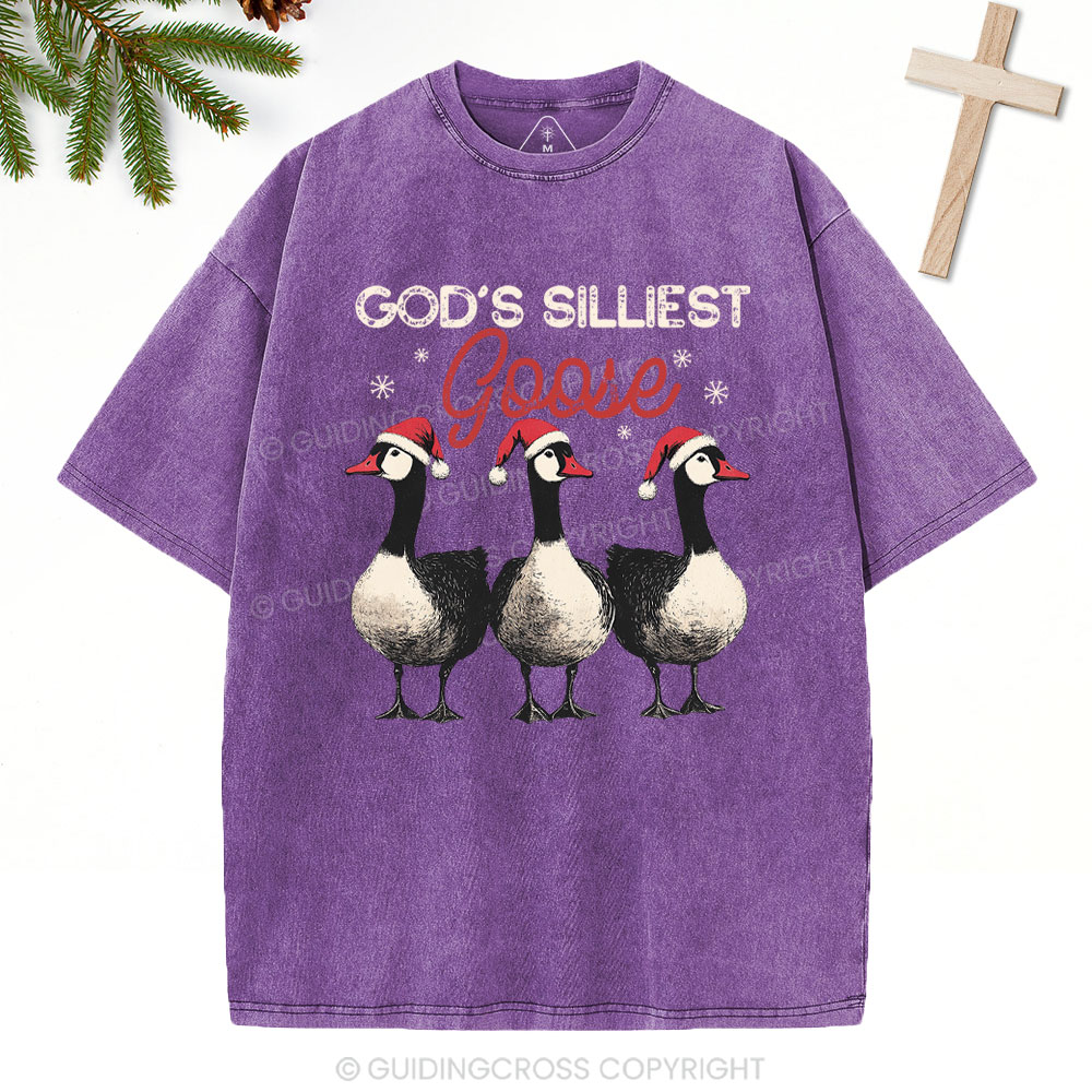 GOD’S SILLIEST Christian Washed T-Shirt