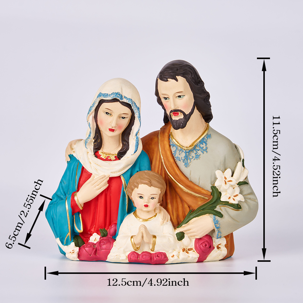 [Copy]Christmas Resin Nativity Scene Desktop Decorations Christian ornaments