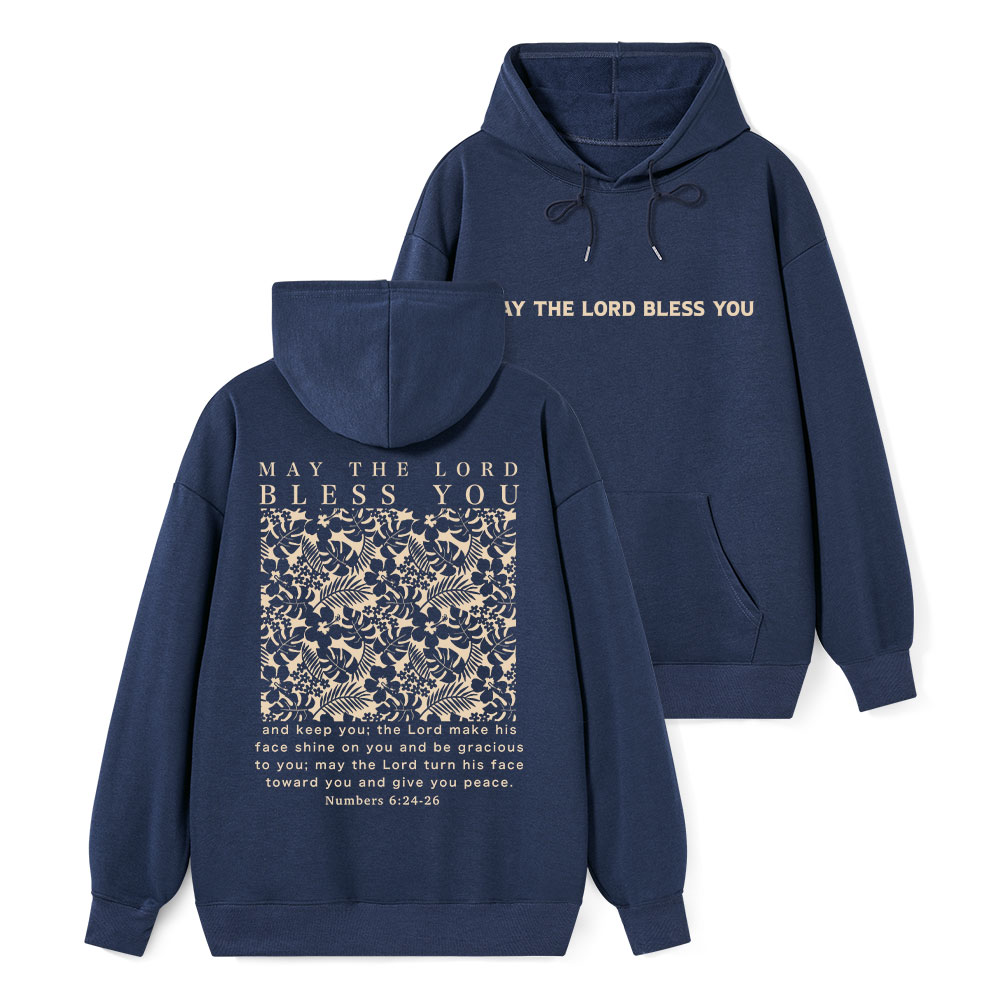 May The Lord Blessed You Classic Christian Hoodie