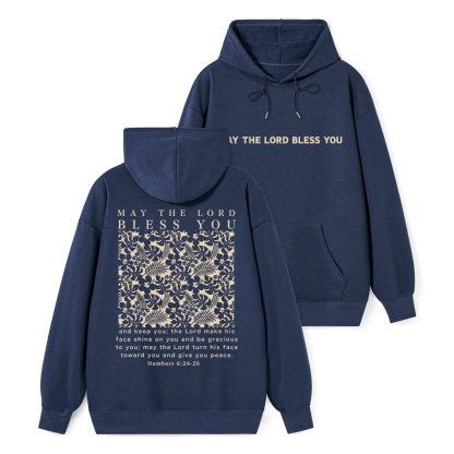 May The Lord Blessed You Classic Christian Hoodie