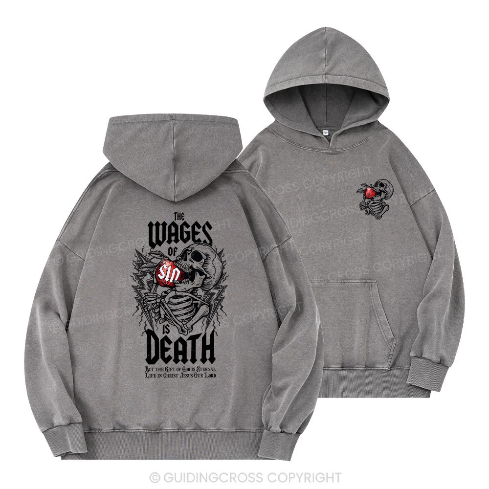 The Waves Of Sin Christian Washed Hoodie