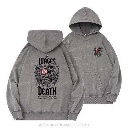 The Waves Of Sin Christian Washed Hoodie