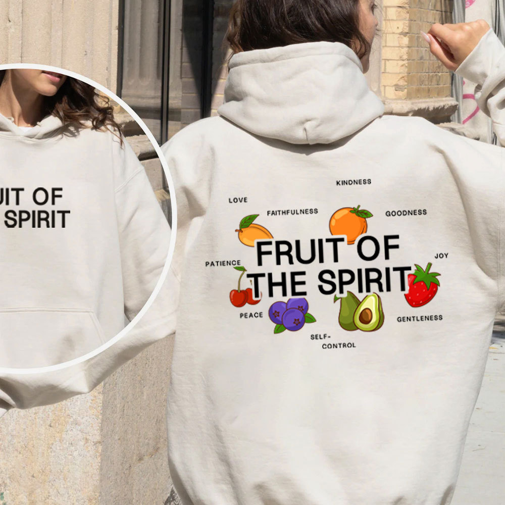 Fruit Of The Spirit Christian Fleece Hoodie Set