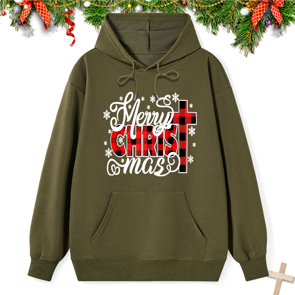 Merry Christ Mas Classic Christian Hoodie