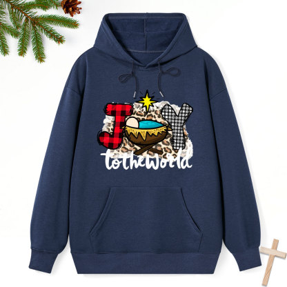 Joy To The World Classic Christian Hoodie