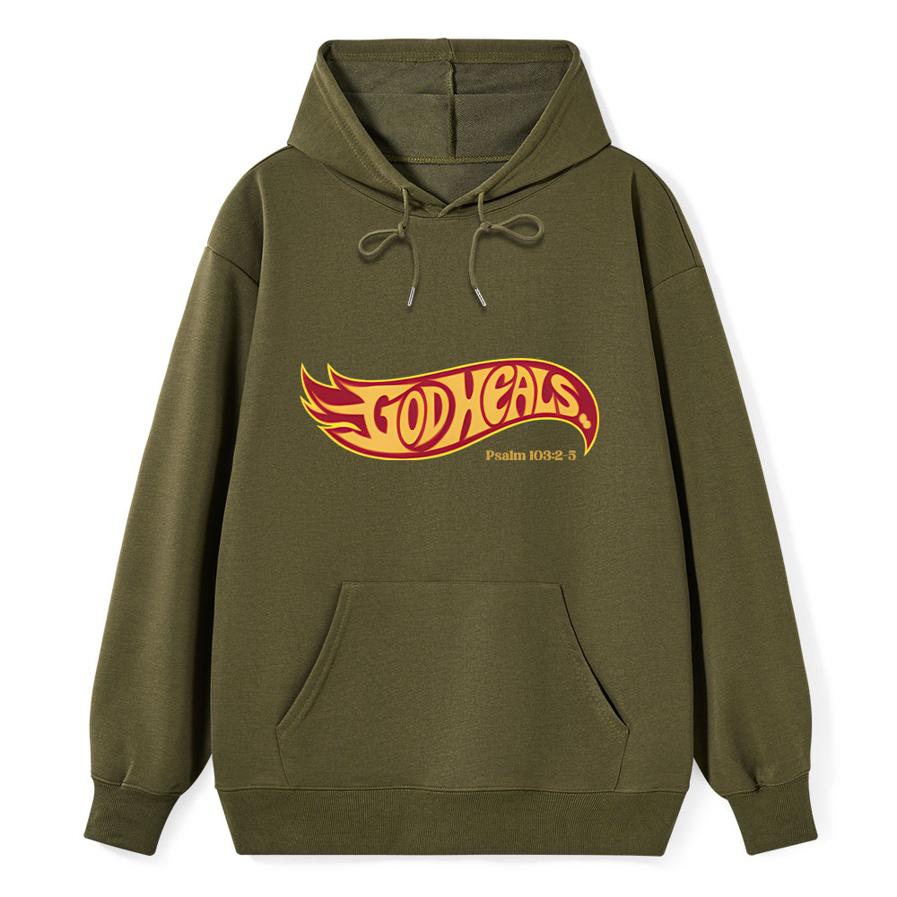 God Heals Classic Christian Hoodie