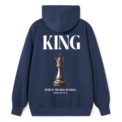 Jesus Is The King Of Kings Classic Christian Hoodie