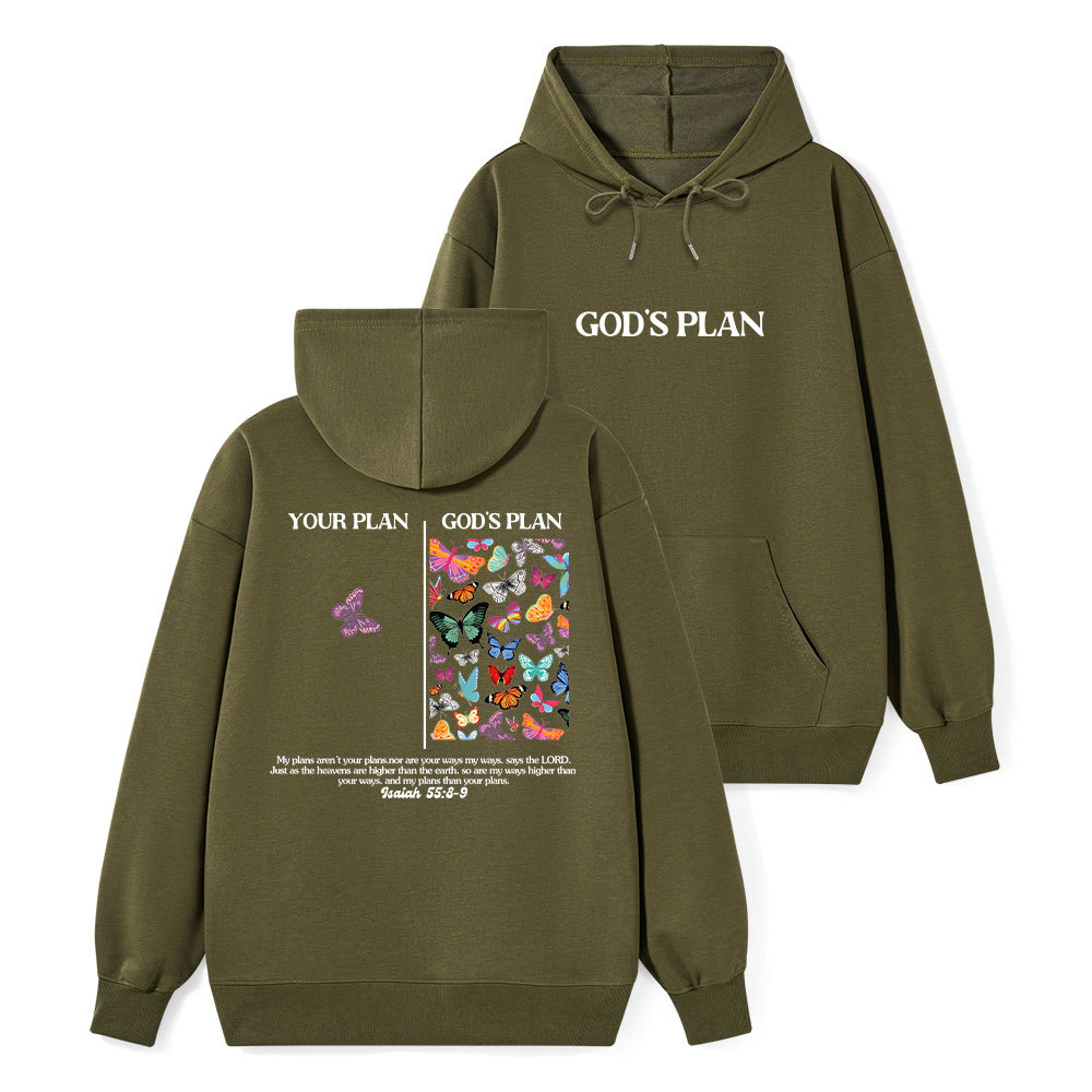 Your Plan And God's Plan Classic Christian Hoodie