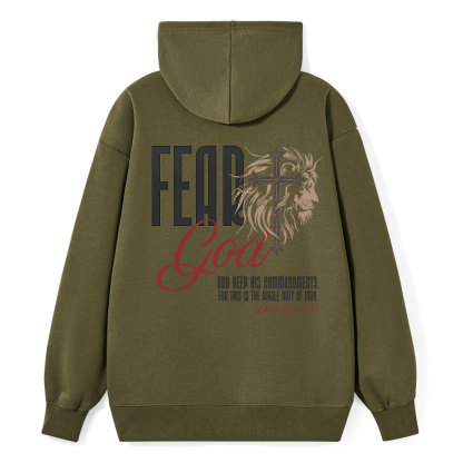 Fead God Classic Christian Hoodie